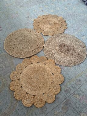 Jute natural woven Placemats- 4